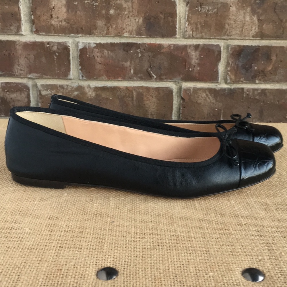 J Crew Lily Cap-Toe Ballet Flat